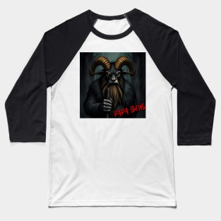 PAPA BOIS – FULL COLOUR – FETERS AND LIMERS – CARIBBEAN FOLKLORE EVENT DJ GEAR Baseball T-Shirt